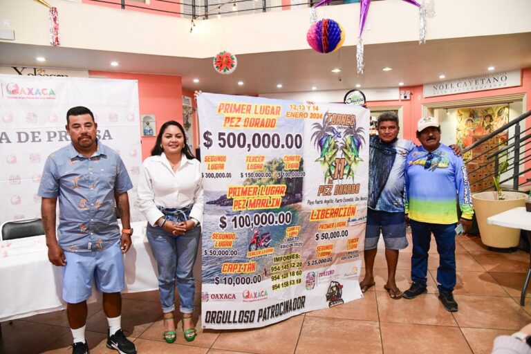 Anuncian Torneo Internacional de Pez Dorado en Puerto Escondido   