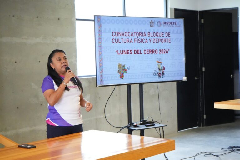 Presentan Convocatoria de Cultura Física y Deporte “Lunes del Cerro 2024”