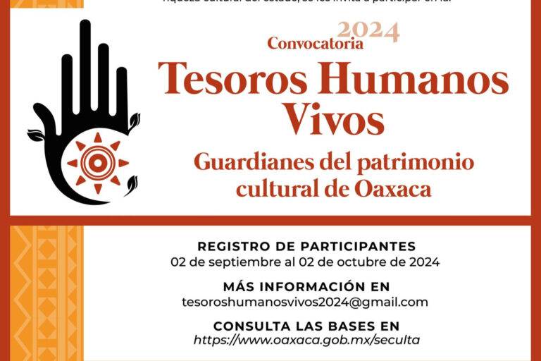 Lanza Seculta la convocatoria Tesoros Humanos Vivos 2024